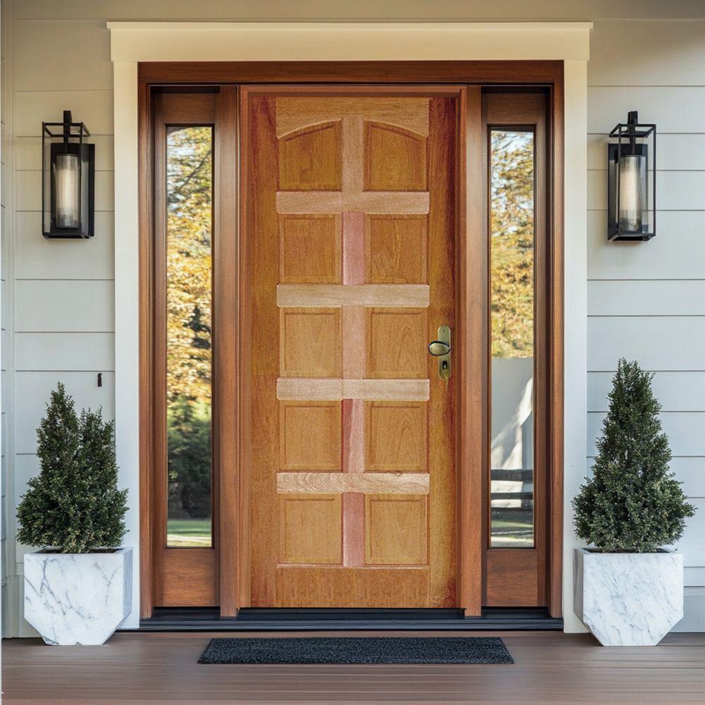 Porta Topázio 82 X 2.10 Batente Misto 11cm Fechadura Externa Lado Esquerdo - Rodam - 2