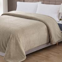 Cobertor Manta Queen Diamond 100% Poliéster Bege - 2