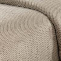 Cobertor Manta Queen Diamond 100% Poliéster Bege