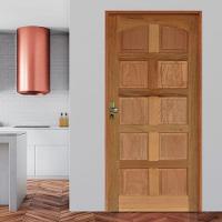 Kit Porta Topázio Mista 82 X 2.10 Batente Misto 11 Cm Fechadura Externa Lado Direito - Rodam - 2