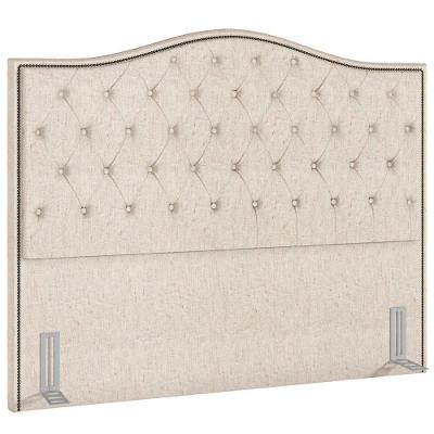 Cabeceira Cama Box Casal King 195cm Siena P02 Linho Cru - Mpozenato