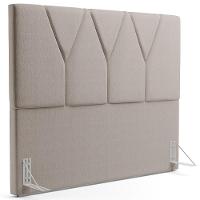 Cabeceira Cama Box Solteiro 100cm Aura Linho W01 Bege - Mpozenato - 1