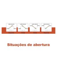 Kit Porta Lisa Padrão Imbuia 92 X 2.10 Batente Ecológico 09cm Fechadura Interna Lado Direito - Hale - 4