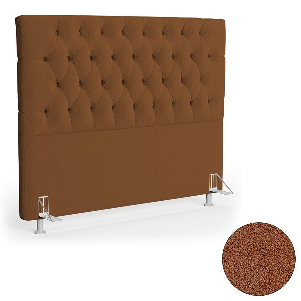 Cabeceira Casal Cama Box 140cm Cristal C16 Boucle Telha - Mpozenato - 6