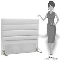 Cabeceira Cama Box Casal King 195cm Greta Corano E 2 Mesas De Cabeceira Flex Dm1 Branco - Mpozenato Corano Branco - 9