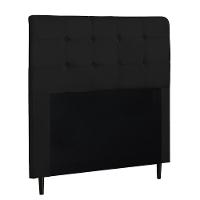 Cabeceira Cama Box Casal Queen 160cm Luna I02 Suede Preto - Mpozenato - 1
