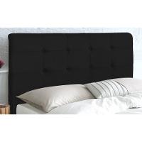 Cabeceira Cama Box Casal Queen 160cm Luna I02 Suede Preto - Mpozenato - 3