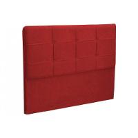 Cabeceira Cama Box Casal King 195cm London Veludo - Js Móveis Vermelho - 1