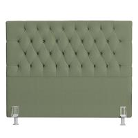 Cabeceira Casal Queen Cama Box 160cm Cristal C16 Boucle Verde Oliva - Mpozenato - 8