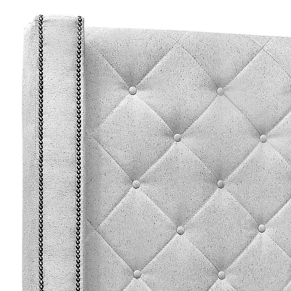 Cabeceira Casal Queen Cama Box 160cm Louise S06 Linho Grigio - Mpozenato - 2