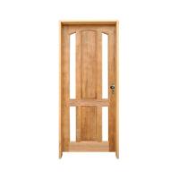 Kit Porta Elite Padrão Imbuia 82 X 2.10 Batente 14 Cm Fechadura Externa Lado Esquerdo - Rodam - 1