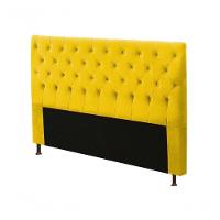 Cabeceira Cama Box Casal Queen 160cm Cristal Veludo - Js Móveis Cinza - 5