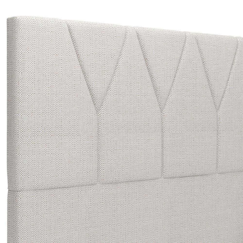 Cabeceira Cama Box Casal 140cm Aura Linho W01 Champanhe - Mpozenato - 5