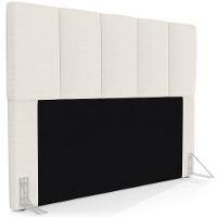 Cabeceira Cama Box Casal 140cm Pérola W01 Linho Cru - Mpozenato - 1