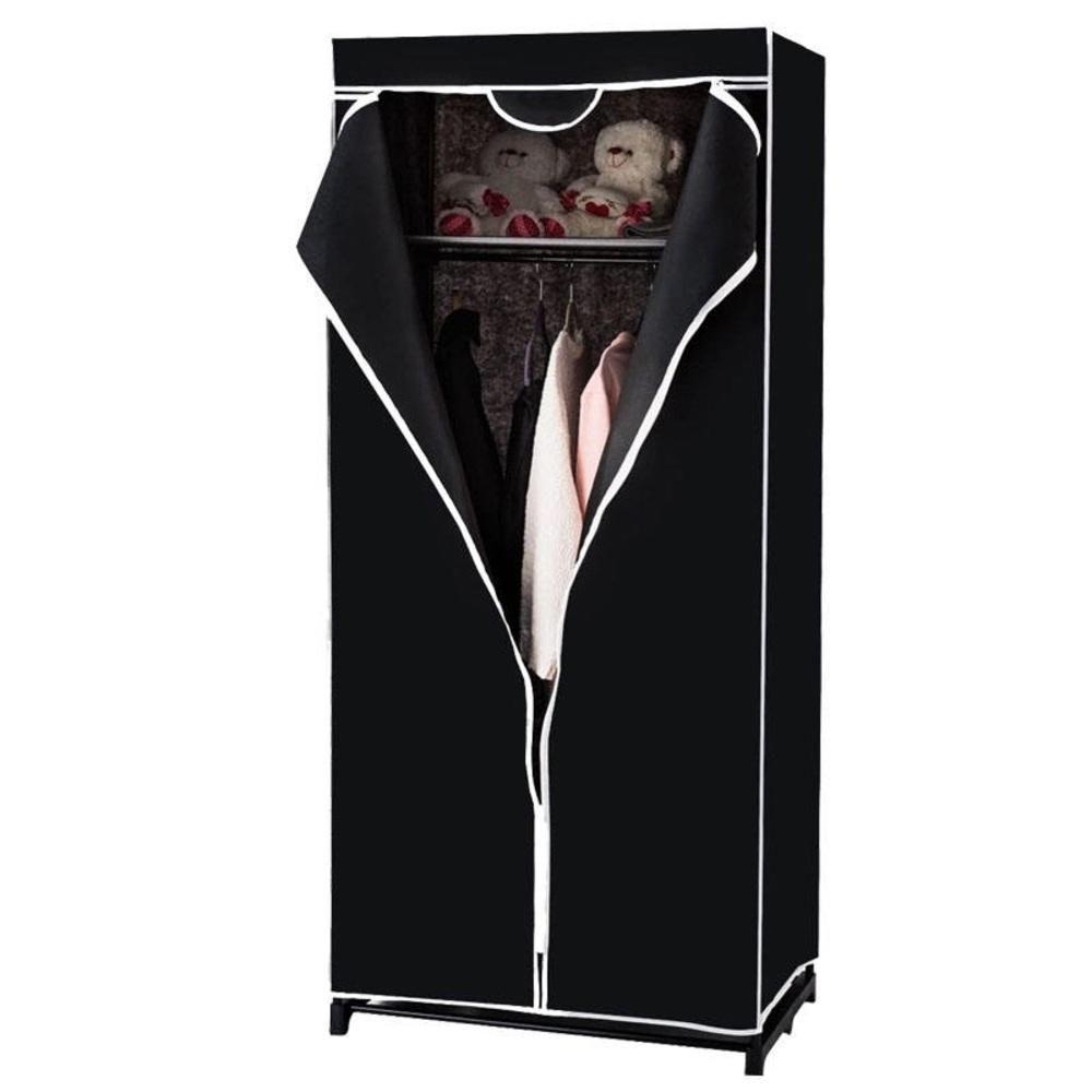 Guarda-roupa Portátil Com Zíper E Prateleiras Organize Sua Casa Praia Ou Camping Com Praticidade - 1