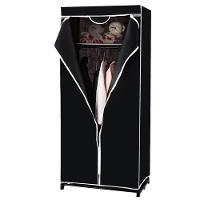 Guarda-roupa Portátil Com Zíper E Prateleiras Organize Sua Casa Praia Ou Camping Com Praticidade - 1