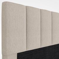 Cabeceira Cama Box Casal 140cm Pérola W01 Linho Bege - Mpozenato - 3