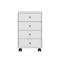 Gaveteiro 4 Gavetas Com Rodizios Office Presence - Branco - 7