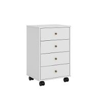 Gaveteiro 4 Gavetas Com Rodizios Office Presence - Branco - 8