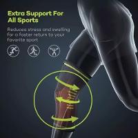 Joelheira Ortopédica De Compressão Alívio Para Dores No Joelho Ideal Para Esportes E Treinos - 2