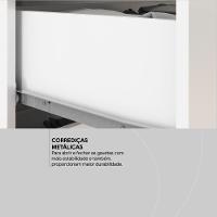 Mesa De Cabeceira 4 Gavetas Presence - Branco - 6