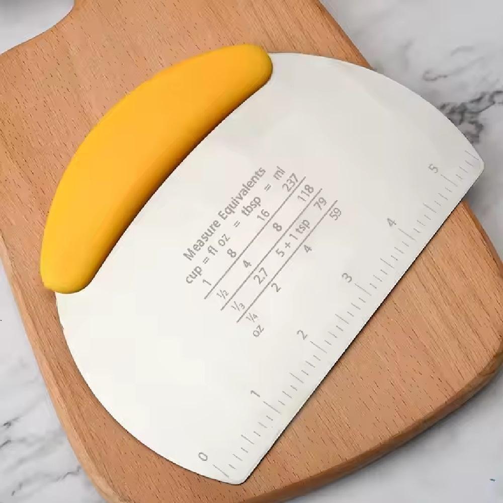 Cortador De Pizza E Espátula Inox Com Régua De Medidas Multiuso Praticidade E Precisão Na Cozinha - 7