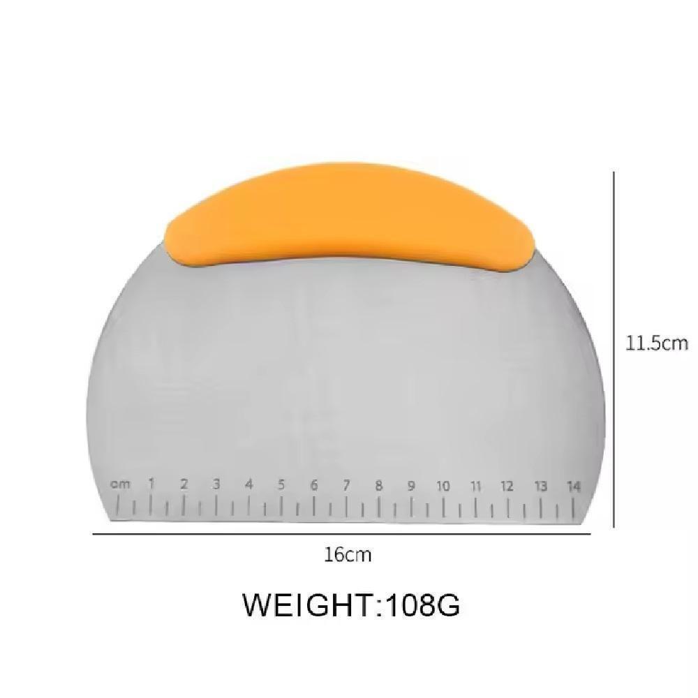 Cortador De Pizza E Espátula Inox Com Régua De Medidas Multiuso Praticidade E Precisão Na Cozinha - 8