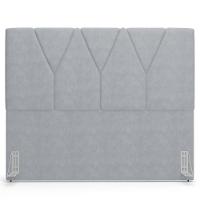 Cabeceira Cama Box Solteiro 100cm Aura Suede W01 Cinza - Mpozenato - 6