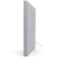 Cabeceira Cama Box Solteiro 100cm Aura Suede W01 Cinza - Mpozenato - 7