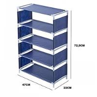 Estante 5 Prateleiras Multiuso Sapateira P- 10 Pares Roupas Tênis Brinquedos E Lavanderia - 7