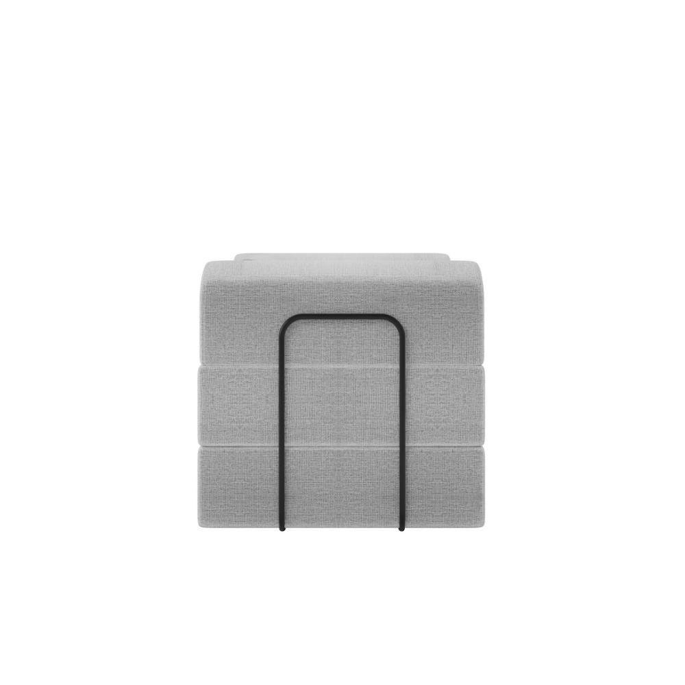 Poltrona Solteiro D-plus 90 Cm Monaco - Linho Cinza Linho Cinza - 9