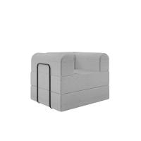 Poltrona Solteiro D-plus 90 Cm Monaco - Linho Cinza Linho Cinza - 8