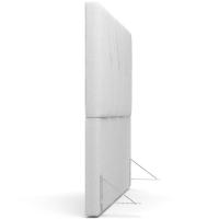 Cabeceira Cama Box Solteiro 100cm Aura Linho W01 Cinza - Mpozenato - 7