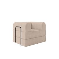 Poltrona Solteiro D-plus 90 Cm Monaco - Boucle Bege Boucle Bege - 8