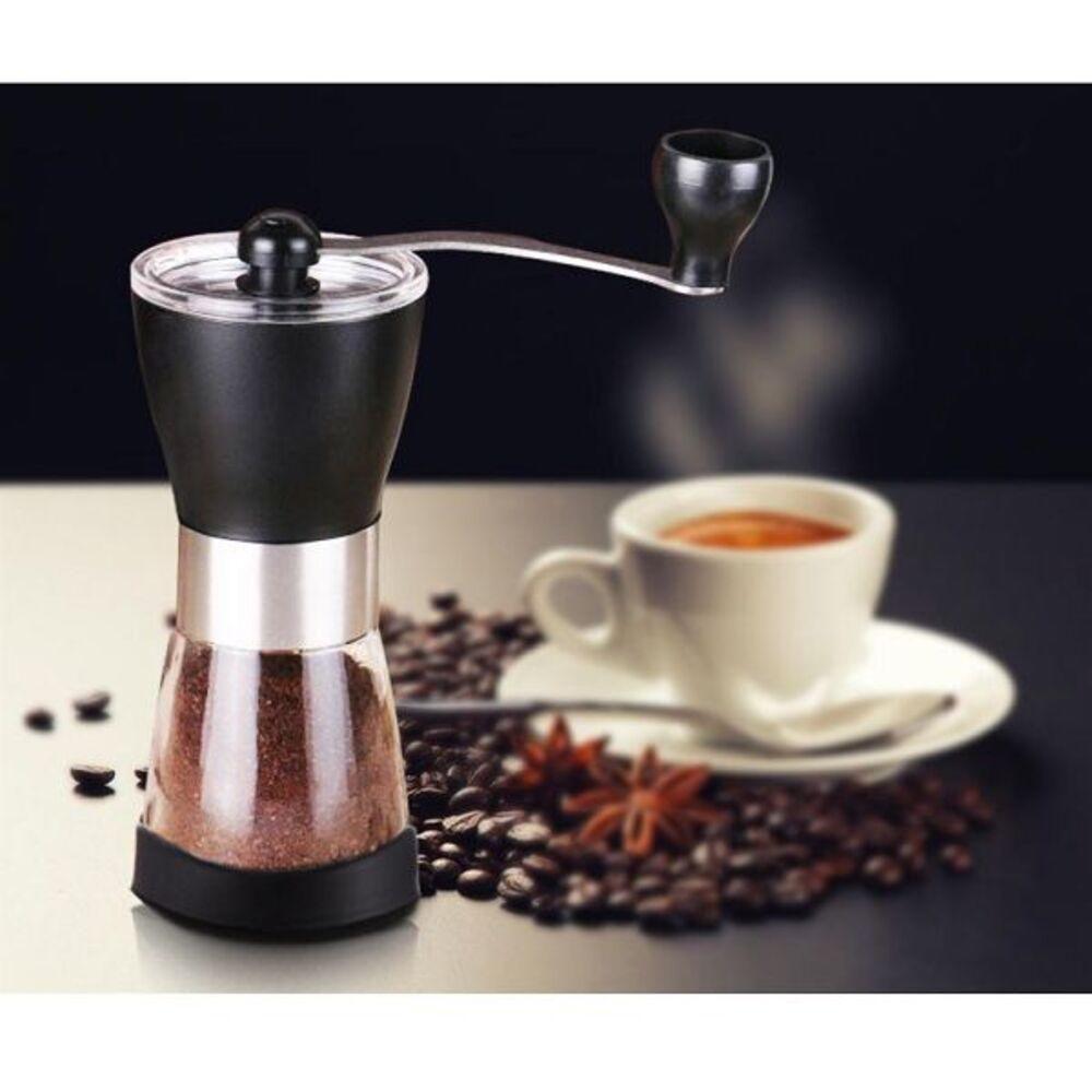 Moedor De Café Manual Inox Com Manivela Giratória Moer Grãos - 4