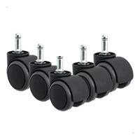 Rodízios Para Cadeira - Kit Completo Com 5 Unidades , Compatível Com Diversos Modelos! - 1