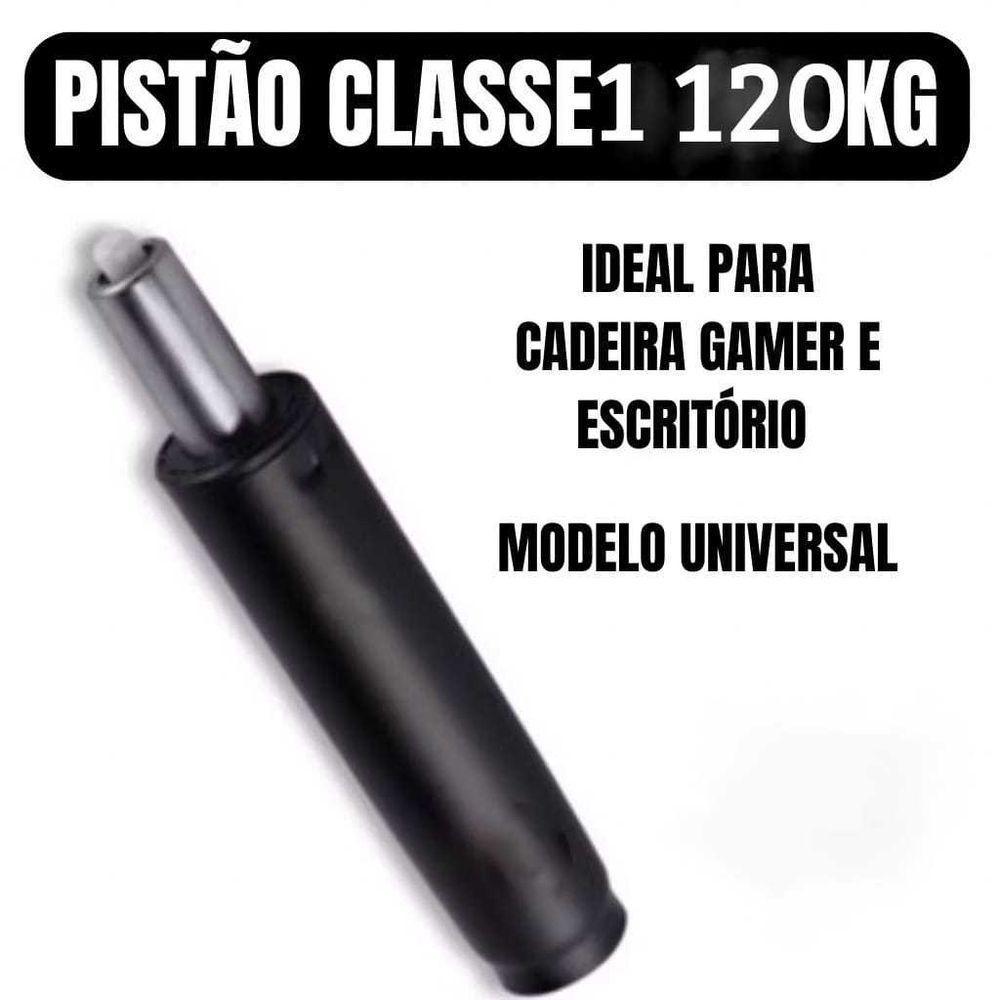 Kit Pistão Classe 1 + 5 Rodízios Para Cadeira Giratória - Solução Completa - 4