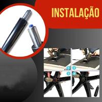 Kit Pistão Classe 1 + 5 Rodízios Para Cadeira Giratória - Solução Completa - 3