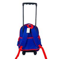 Kit Mochila Rodinhas Dino Azul Menino Com Lancheira E Estojo - 6