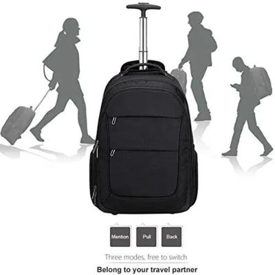 Mochila Impermeável Para Notebook Rodinhas Ampla Capacidade