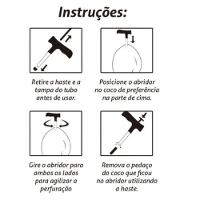 Furador Coco Aco Inox 11x14cm - 4