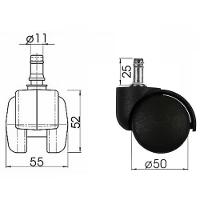 Rodízios Super Resistentes Para Cadeira - Kit Com 10 Peças - 3