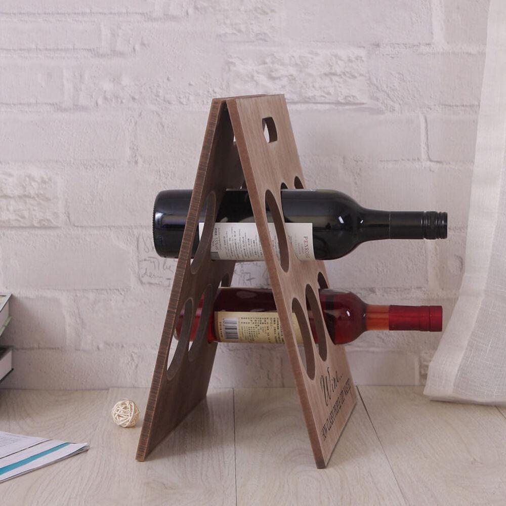 Adega Portátil E Dobrável Suporte Chão E Mesa Para Vinhos - 3