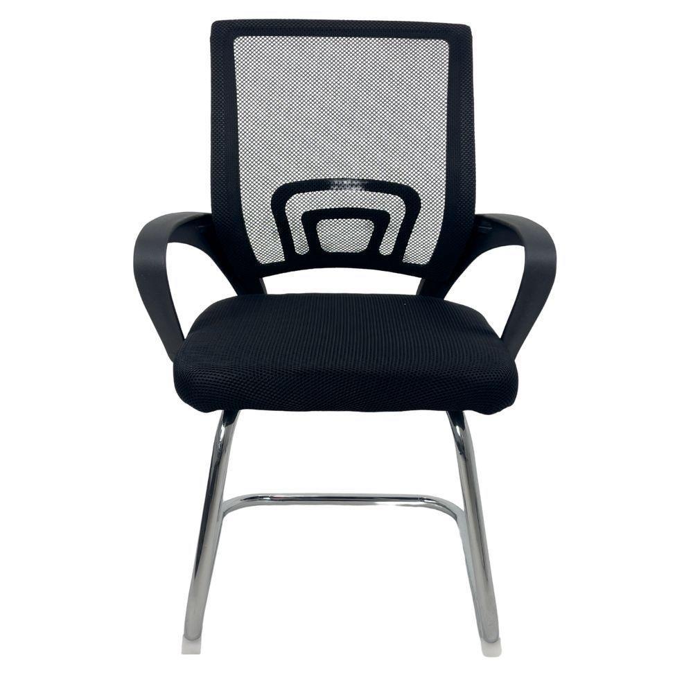 Cadeira De Escritório Begonia Oficial Tela Mesh Fixa Preto - 1