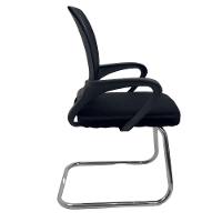 Kit 5 Cadeiras De Escritório Begonia Oficial Tela Mesh Fixa Preto - 8