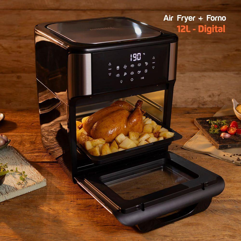 Fritadeira Elétrica Forno Oven 12L Mondial AFON-12L-BI-BC - 110V - 10