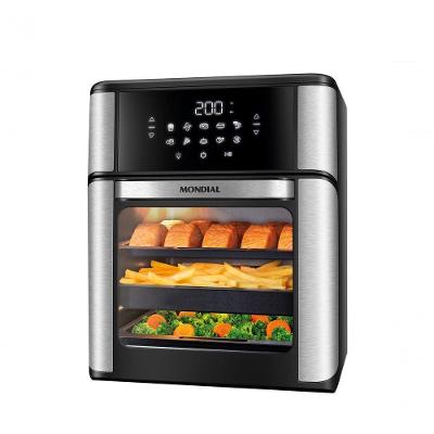 Fritadeira Elétrica Air Fryer Mondial AFON-12L-BI-BC 12L 2000W Preto 110V