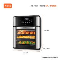 Fritadeira Elétrica Forno Oven 12L Mondial AFON-12L-BI-BC - 110V - 9