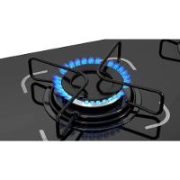 Cooktop 4 Bocas Itatiaia A Gás Em Aço Inox E Mesa Vidro Temperado Essencial Preto - Bivolt - 6