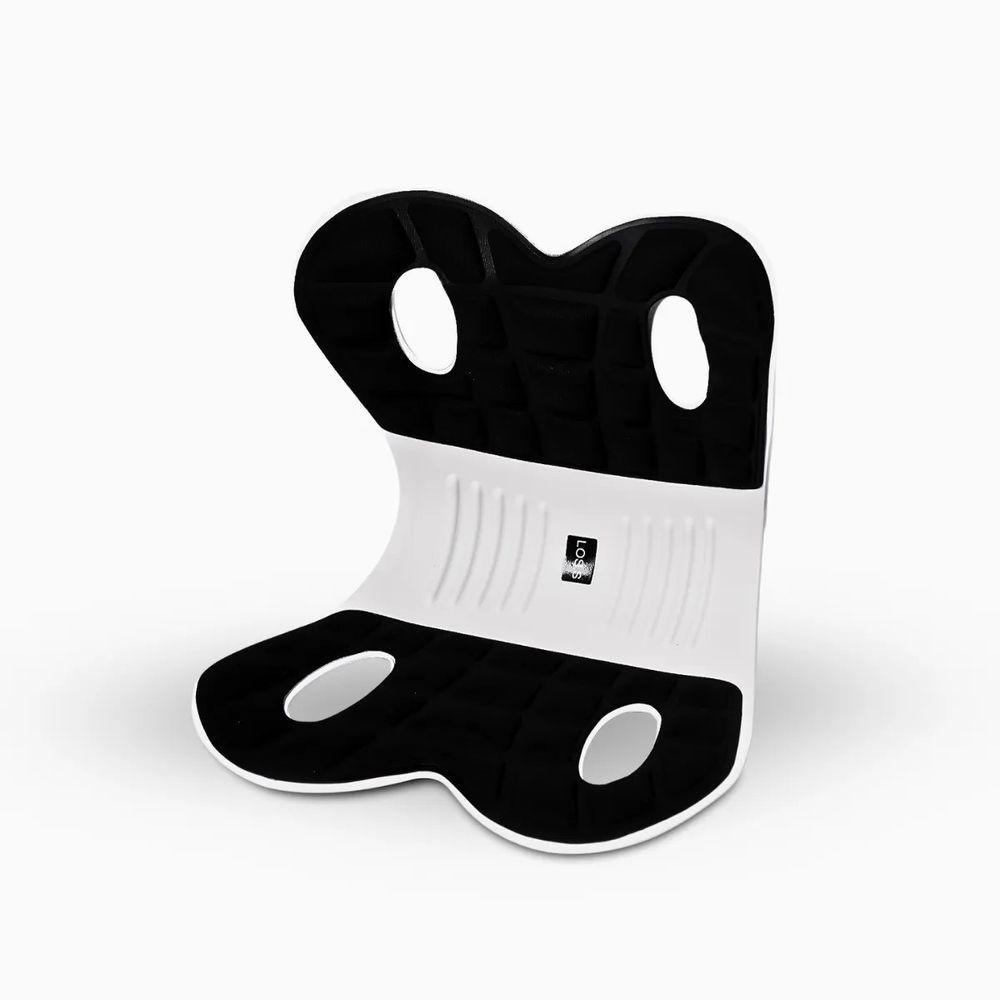 Almofada Apoio Lombar Cadeira Correção De Coluna M - Preto - 1